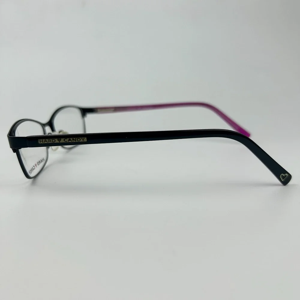 Hard Candy HC22 MBLK Women Eyeglasses Frame Black Plastic Full Rim 52-15-140 mm